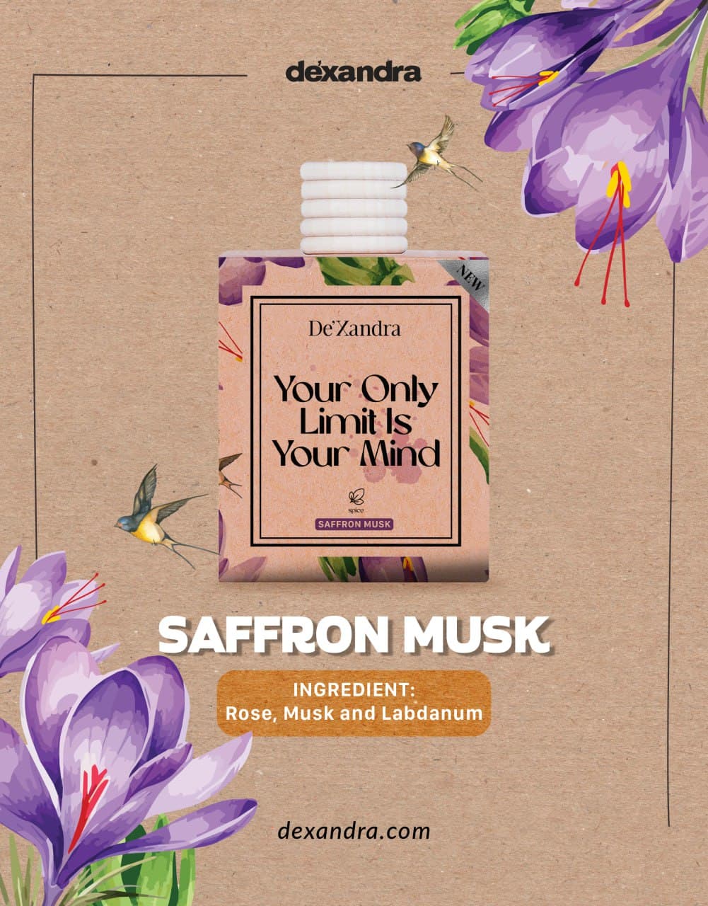 AIRFRESHENER - SAFFRON MUSK